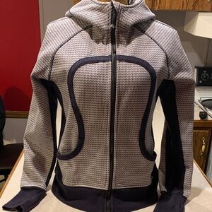 Women's Lululemon Navy and White Jacket size 12